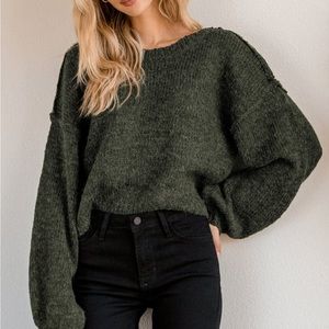 Brand new green sweater